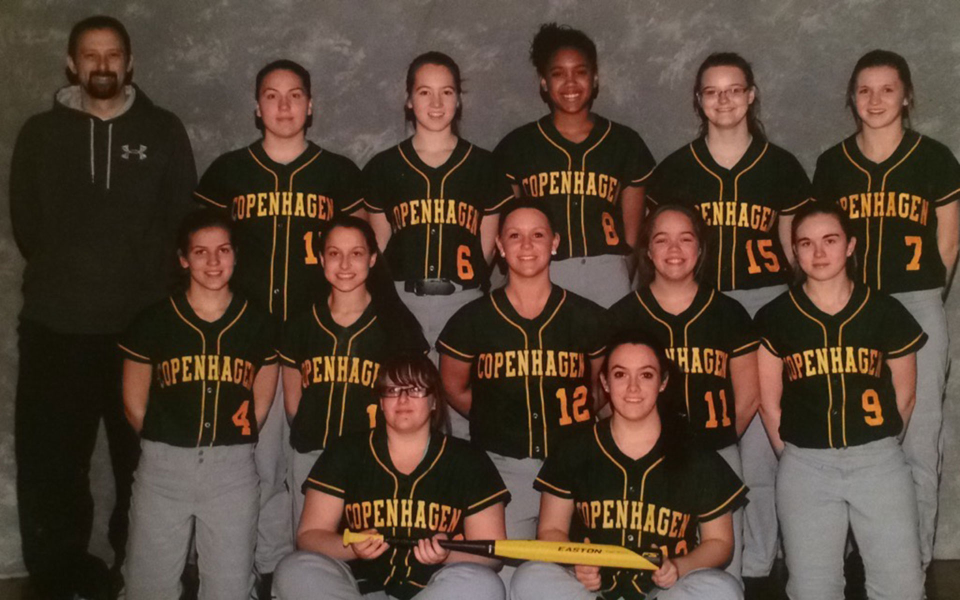 Muncy and Copenhagen softball team 