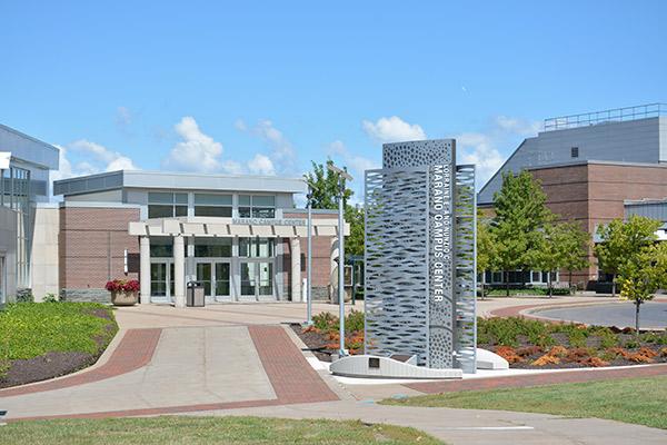 Marano Campus Center exterior sign