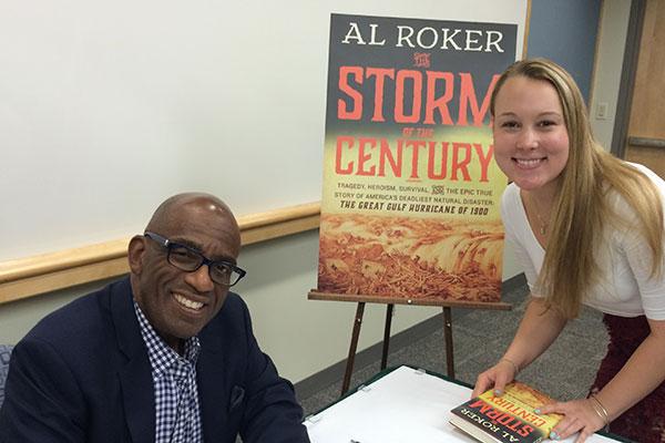 Becca with Al Roker