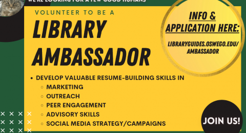 Apply to be a Library Ambassador!