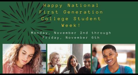 National First Generation College Student Week