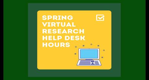 Spring Research Help Desk Hours