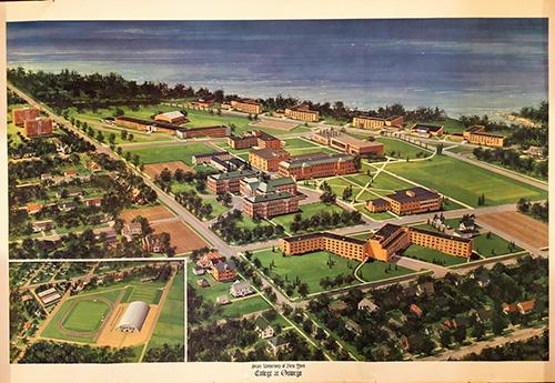 Oswego State Campus Map College History | Penfield Library