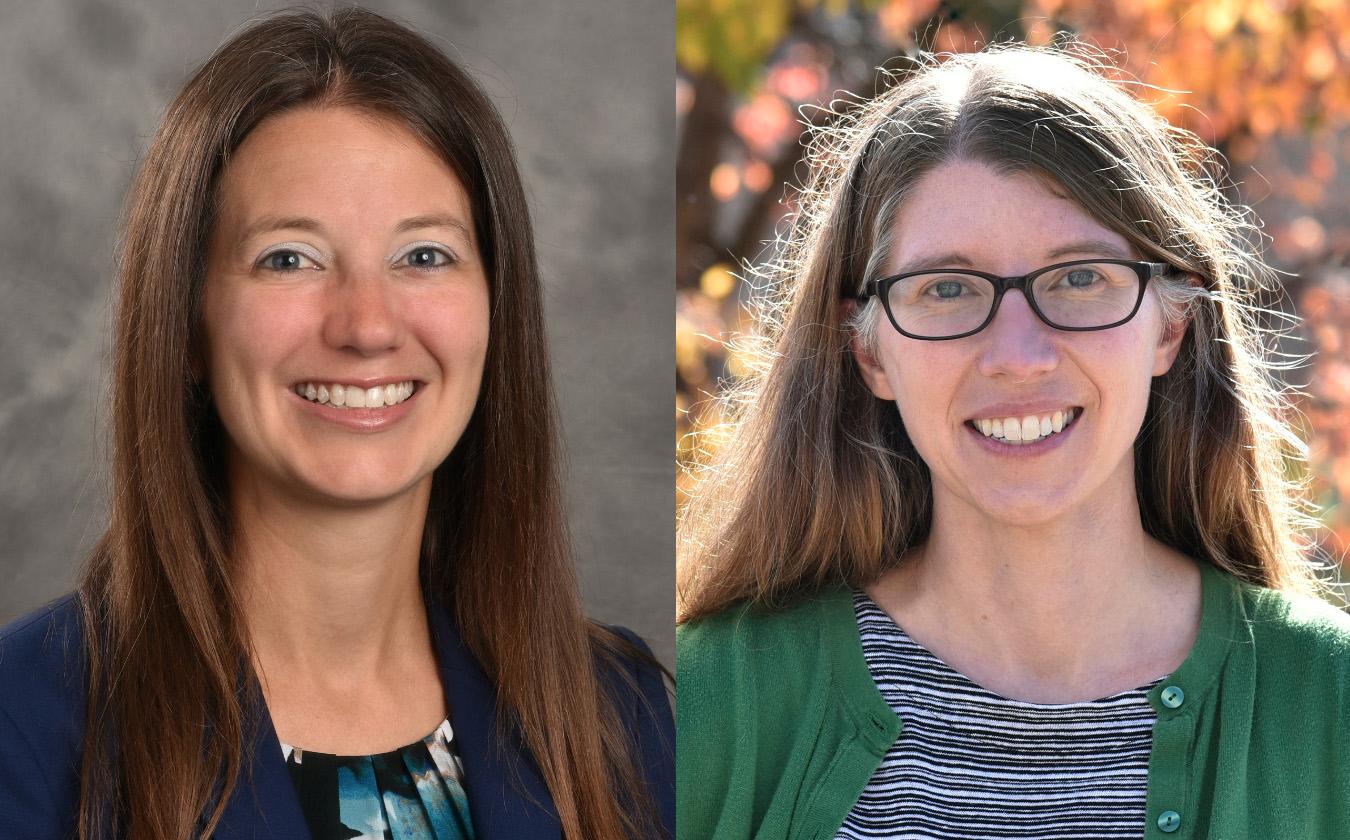 Two SUNY Oswego faculty members –- Andrea Pagano and Allison Rank –- have earned the prestigious SUNY Chancellor’s Award for Excellence in Teaching.