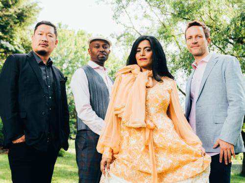 The university's ARTSwego program and performers American Patchwork Quartet (pictured) and are seeking stories from the campus community on family origins and/or migration to showcase the vibrant diversity of the SUNY Oswego family.