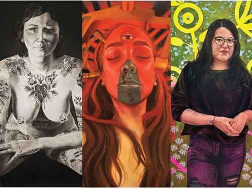 Tyler Art Gallery's "Figuratively Speaking" will include artists represented, from left, Amber Lia-Kloppel, Lindsey Guile, Sofía Luz Pérez, Luanne Redeye and Lacey McKinney