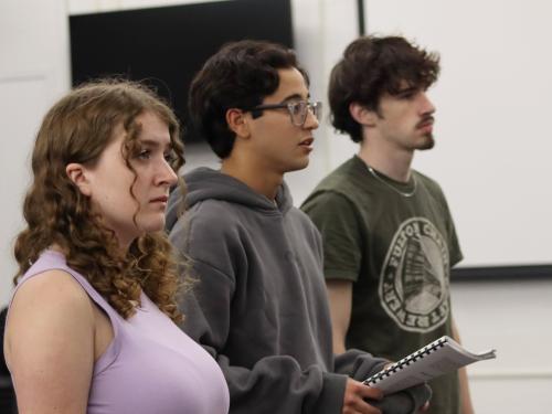 Student cast takes on multiple roles for 'Laramie Project'