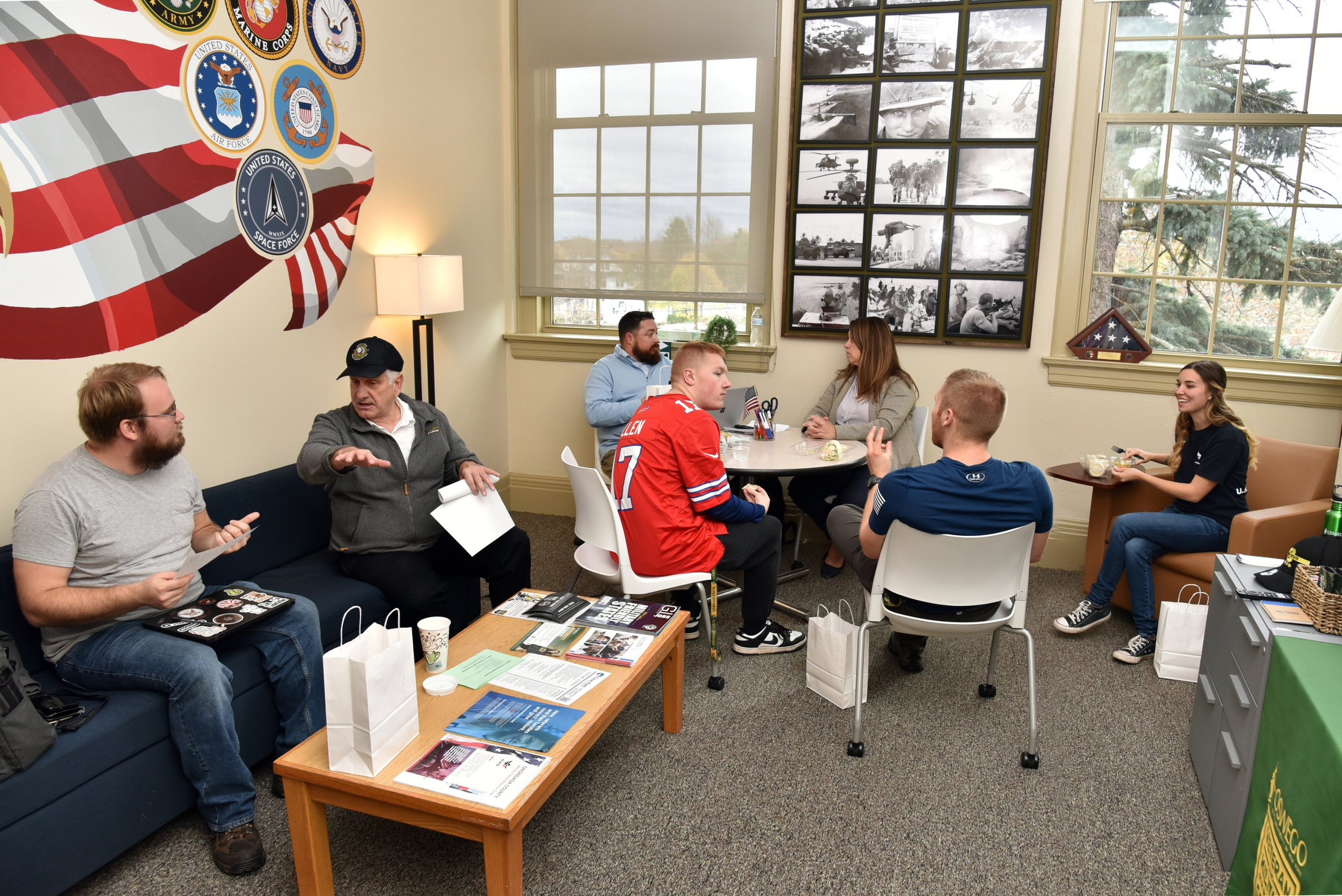 The Office of Veteran and Military Services hosted a special Veterans Day Luncheon for student veterans, faculty, staff and the SUNY Oswego veteran and military community.