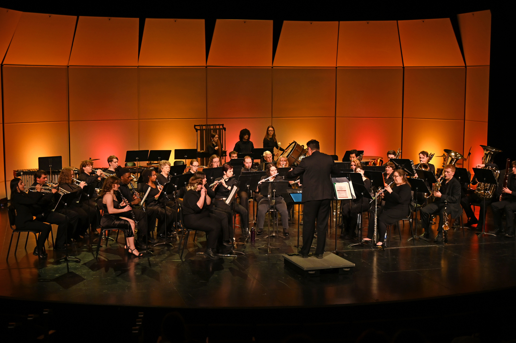 The SUNY Oswego Music Department's annual Wind Ensemble Fall Concert on Dec. 3 was among the many semester-ending showcases for a wide variety of musical performers. 