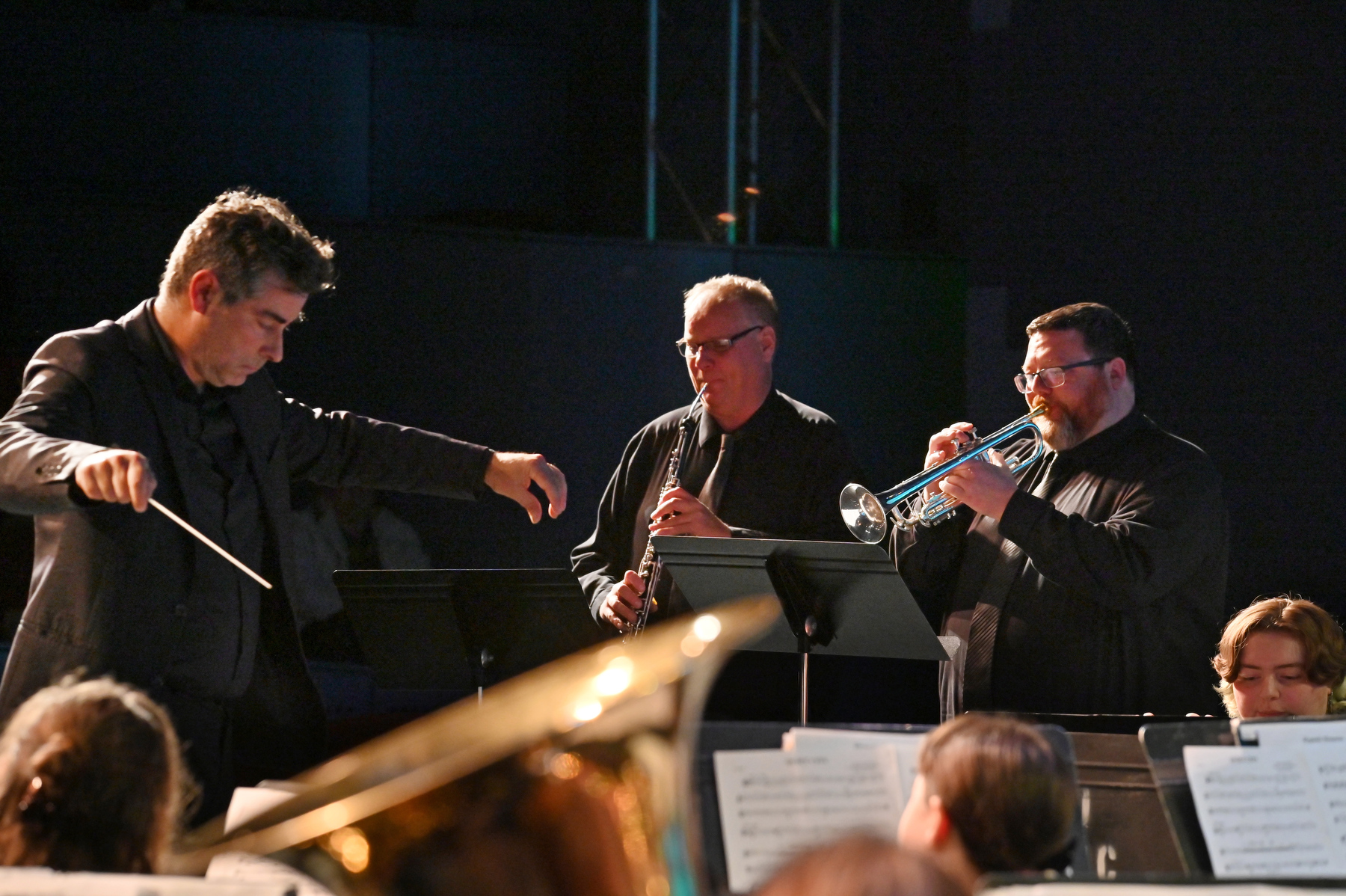 The SUNY Oswego Music Department's annual Wind Ensemble Fall Concert thrilled the Dec. 3 audience in Tyler Hall's Waterman Theatre.