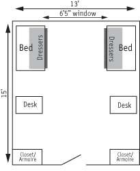 dorm size desk